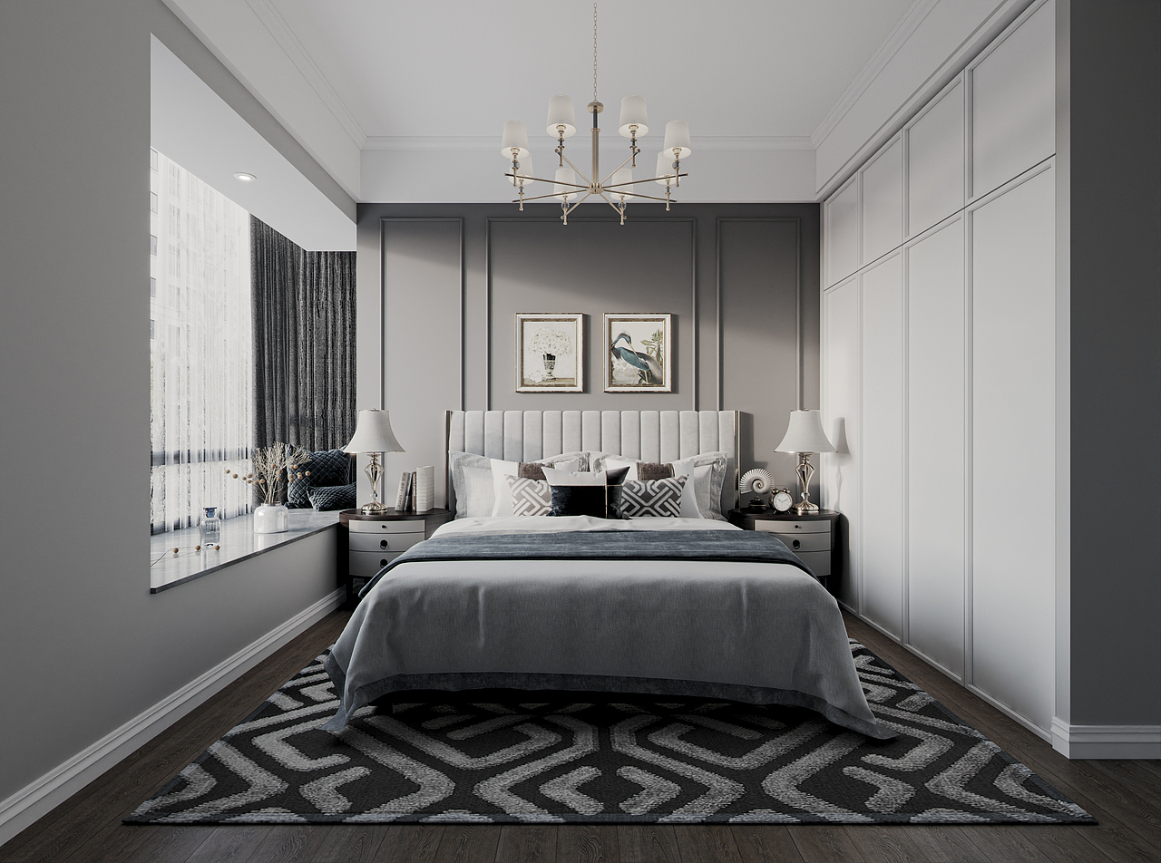 现代空间表现（图ZMjQ1NDAwMDc2） - 家装设计 - 站酷设计师憨豆呀原创素材 - 站酷ZCOOL