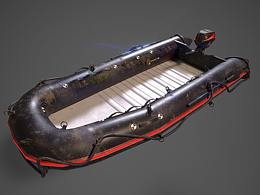 三維建模 游戲場(chǎng)景素材 次世代 皮劃艇 日常練習(xí)