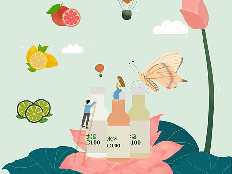 农夫山泉水溶C100系列—悠Q