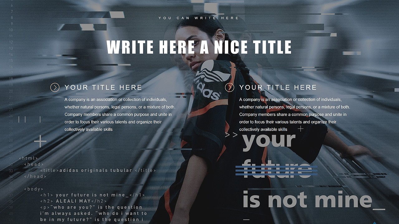 adidas阿迪达斯时尚运动品牌营销策划PPT模板（图ZNzgzNDAzNjA=） - PPT/Keynote - 站酷设计师MASEFAT工作室原创素材 - 站酷ZCOOL
