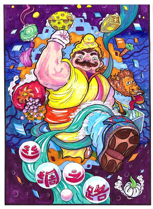 视觉传达手绘学生练习作品|平面|海报|画手会的老司机 - 原创作品