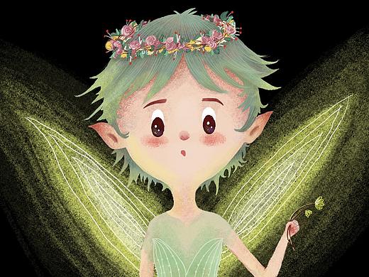 《精灵》未完成——Tong画（个人主页-ZMjQxNjMwMjA=） - 儿童插画 - 站酷设计师曈曈佟原创素材 - 站酷ZCOOL