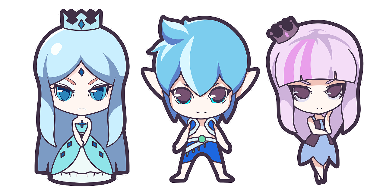 叶罗丽表情包设计