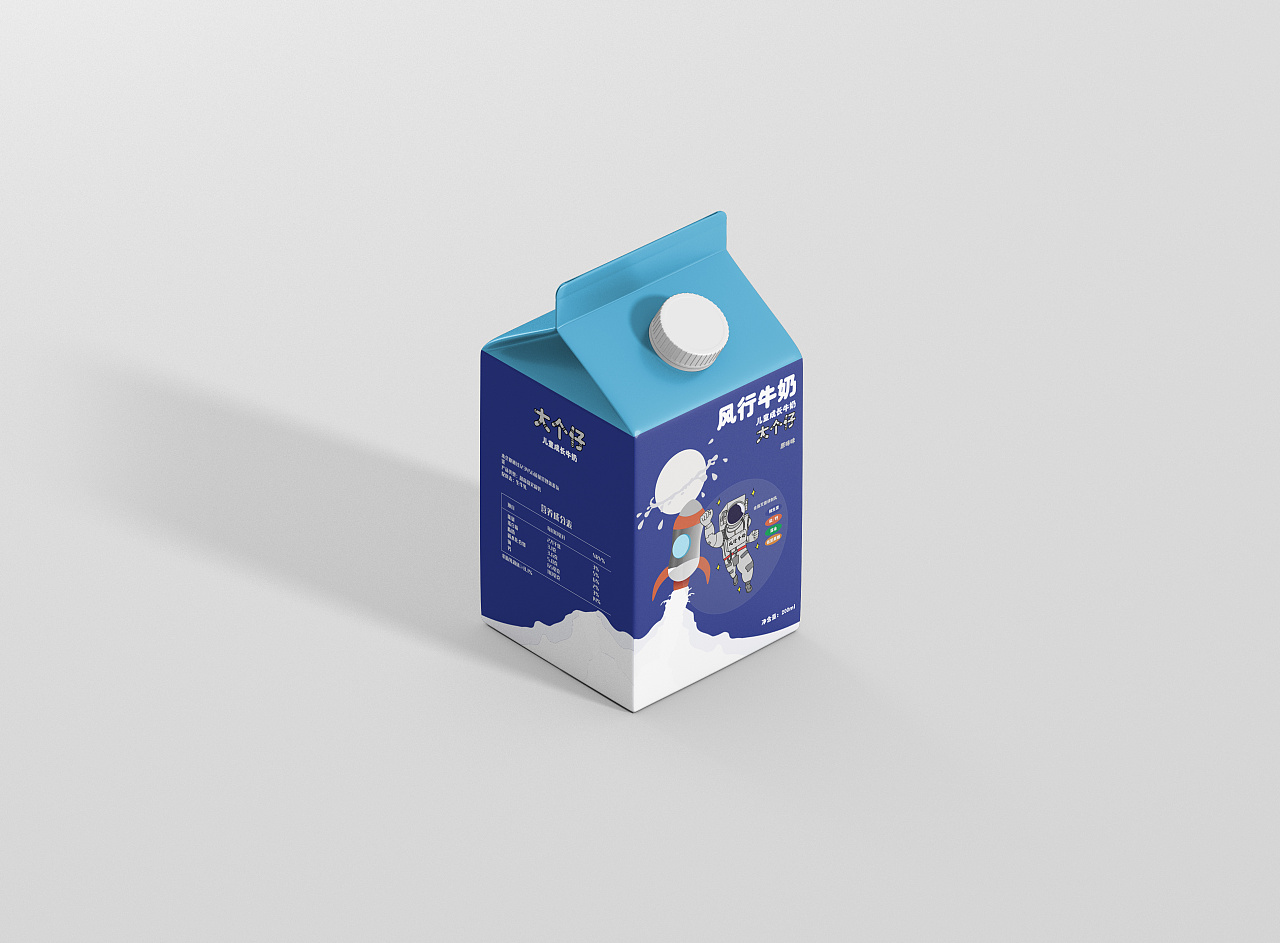 风行牛奶包装设计|平面|包装|咕叽咕叽kyle - 原创作品 - 站酷 (zcool