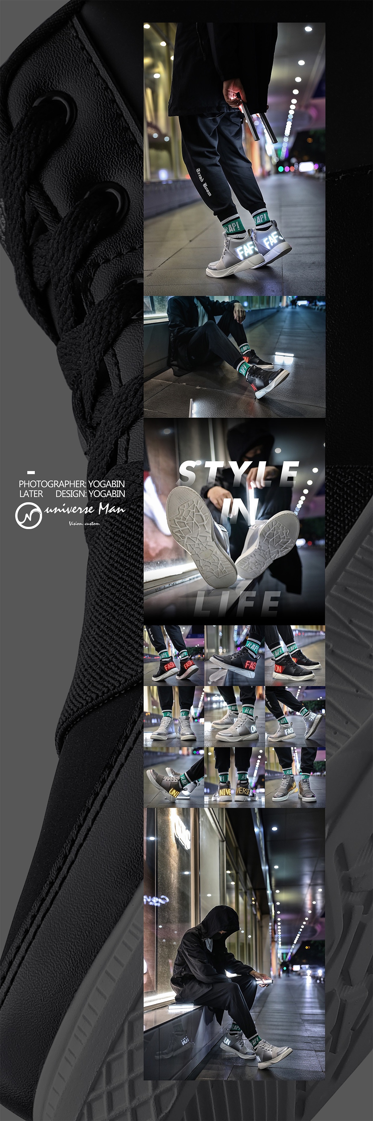 LED男鞋 灯鞋 创意慢门 光绘摄影（图ZMTM1NzcxMjg4） - 产品摄影 - 站酷设计师宇宙人摄影原创素材 - 站酷ZCOOL