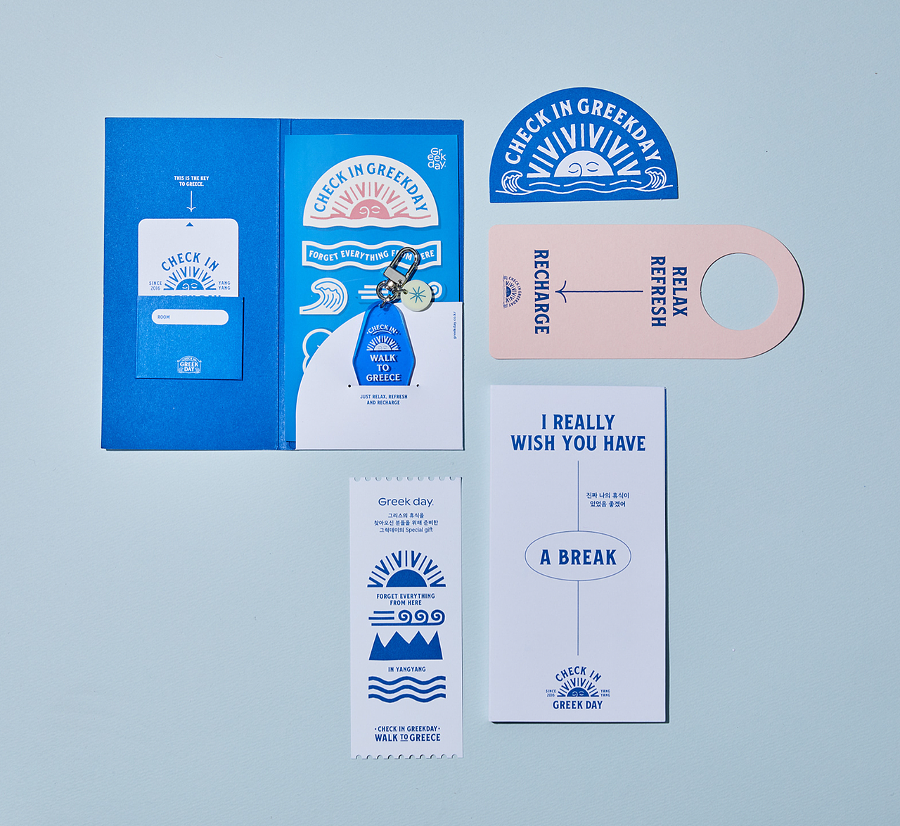 设计分享/Check-in Greekday Yangyang Pop-up