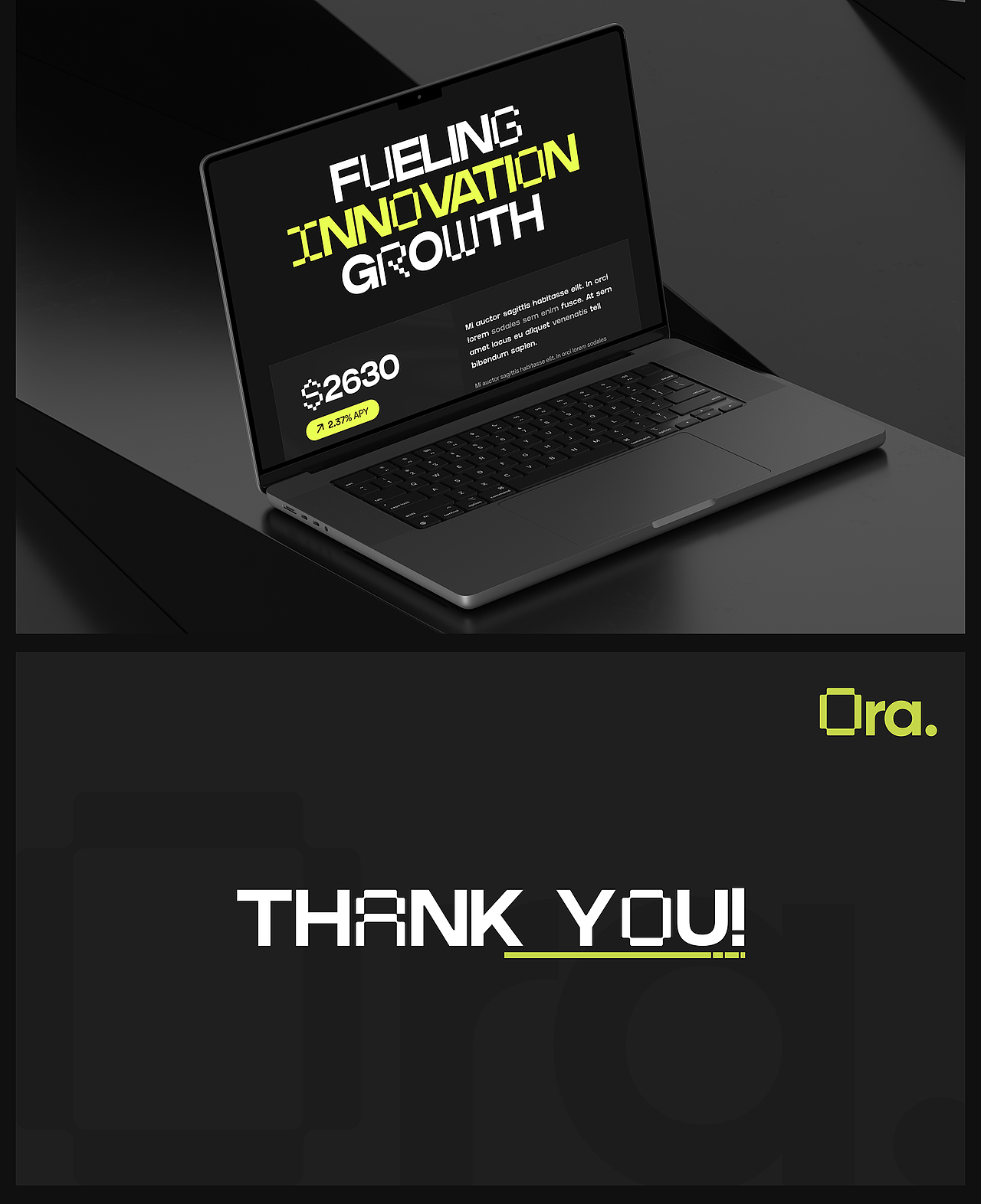 网页设计 - Ora.Fintech