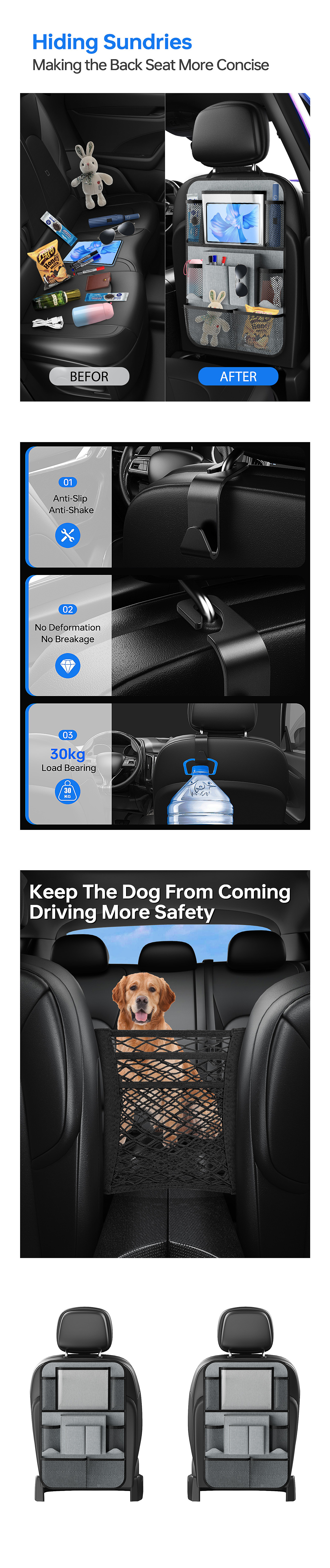 亚马逊主图 汽车靠背收纳袋/置物架（图ZMzQ1OTkxODQ0） - 电商 - 站酷设计师守护你smile原创素材 - 站酷ZCOOL