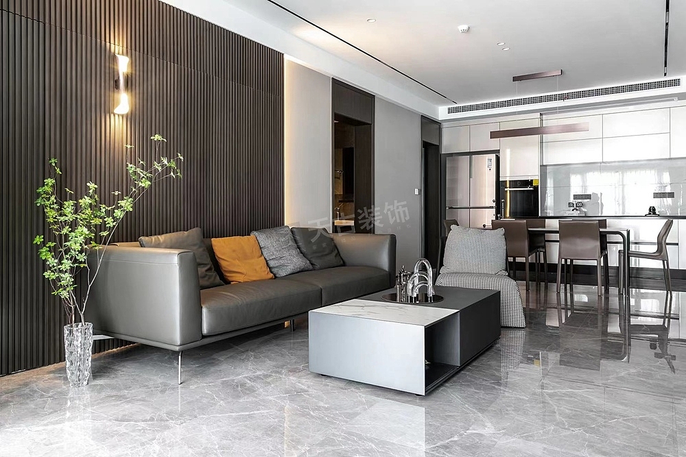 万科御澜道装修完工实景,现代简约风格,天古设计师彭丽