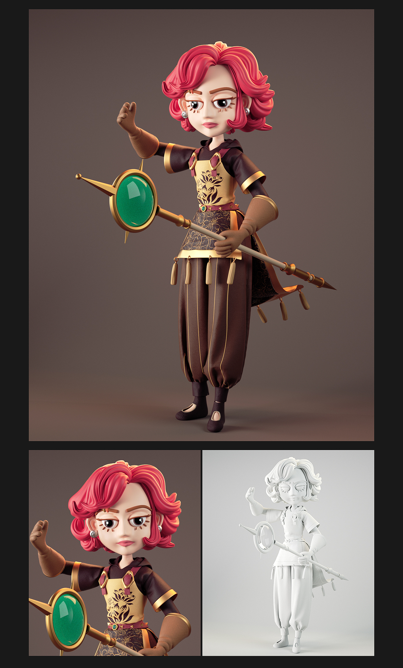 复古小变装丨IP角色设计