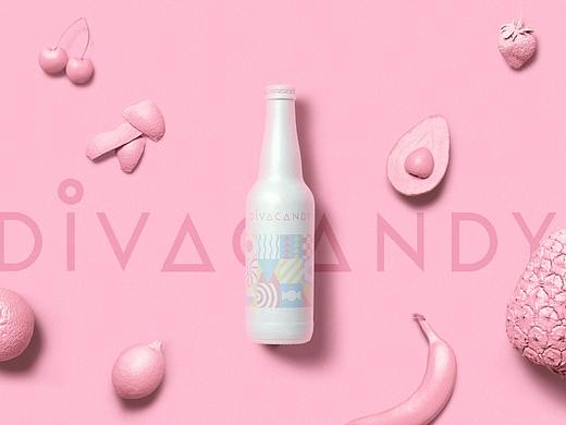 DIVACANDY糖果品牌几何延展设计