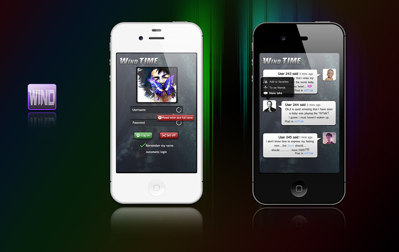 类似TWITTER的微博聊天界面（图ZNDM1OTE1Mg==） - 主题/皮肤 - 站酷设计师秦哦秦原创素材 - 站酷ZCOOL