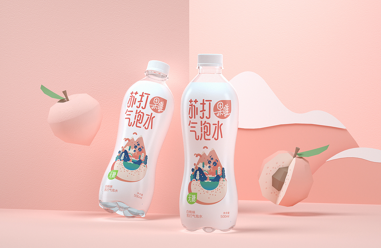 果唯气泡水包装设计（图ZMjY1NjM4OTcy） - 包装 - 站酷设计师胡晓波设计原创素材 - 站酷ZCOOL