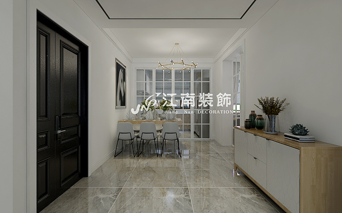 哈尔滨江南装饰公司外滩首付北欧风格装修效果图
