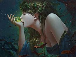 水彩插画