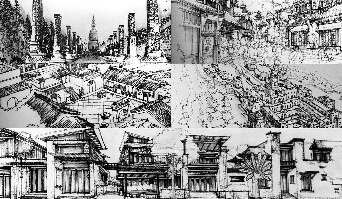 乾县铁佛古镇-西安开端品牌设计（图ZNjY2ODEwNzI=） - Logo - 站酷设计师开端设计原创素材 - 站酷ZCOOL