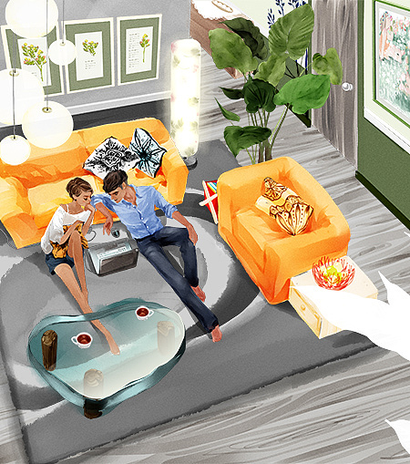 《女友》小说栏目插图