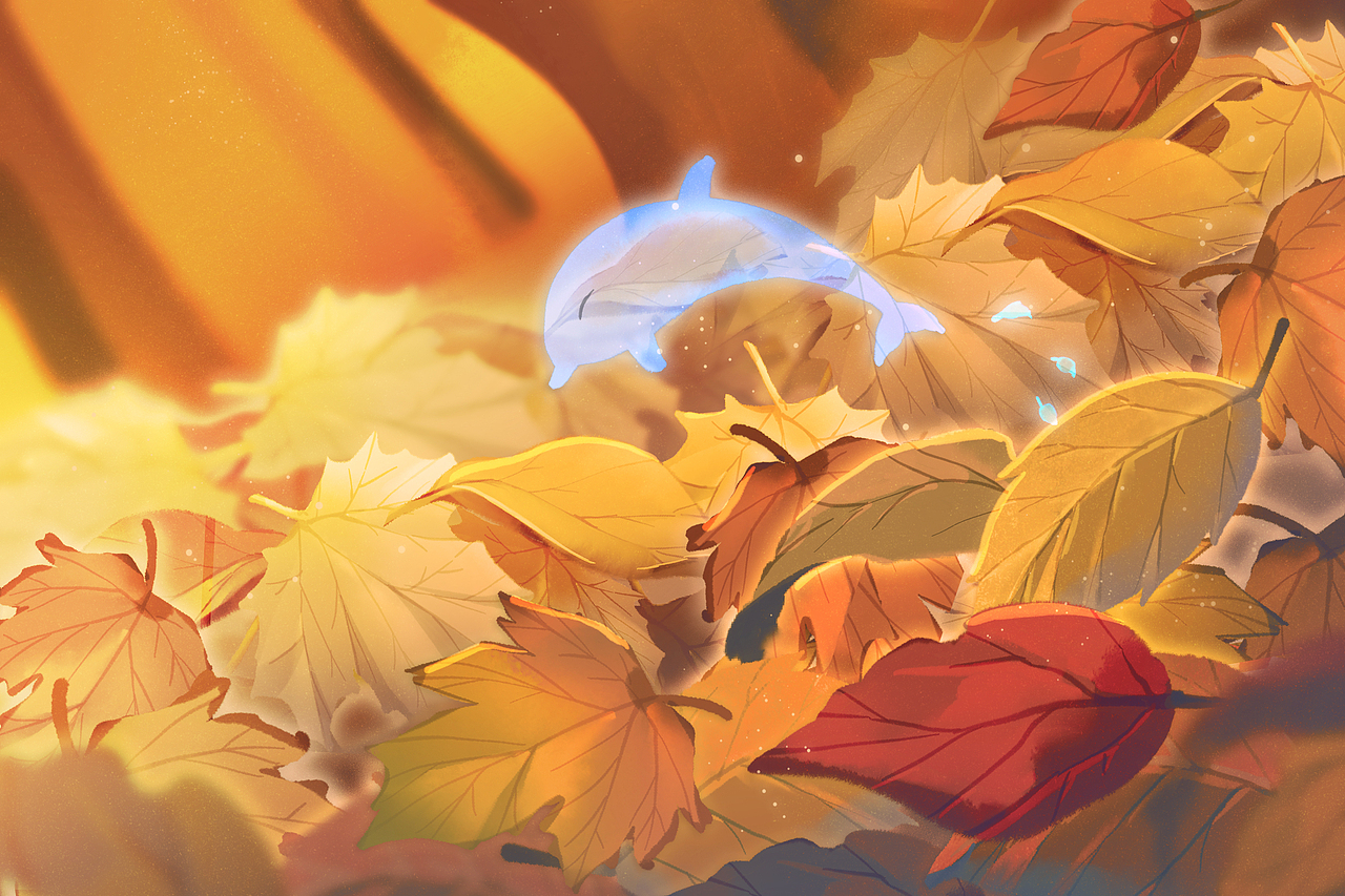 去年的秋天（图ZMjg1NTM4NzI0） - 商业插画 - 站酷设计师一留留原创素材 - 站酷ZCOOL