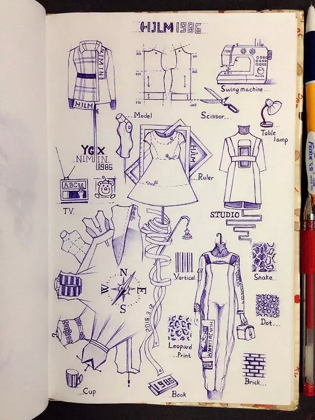 画距联盟--手绘服装 服饰插画