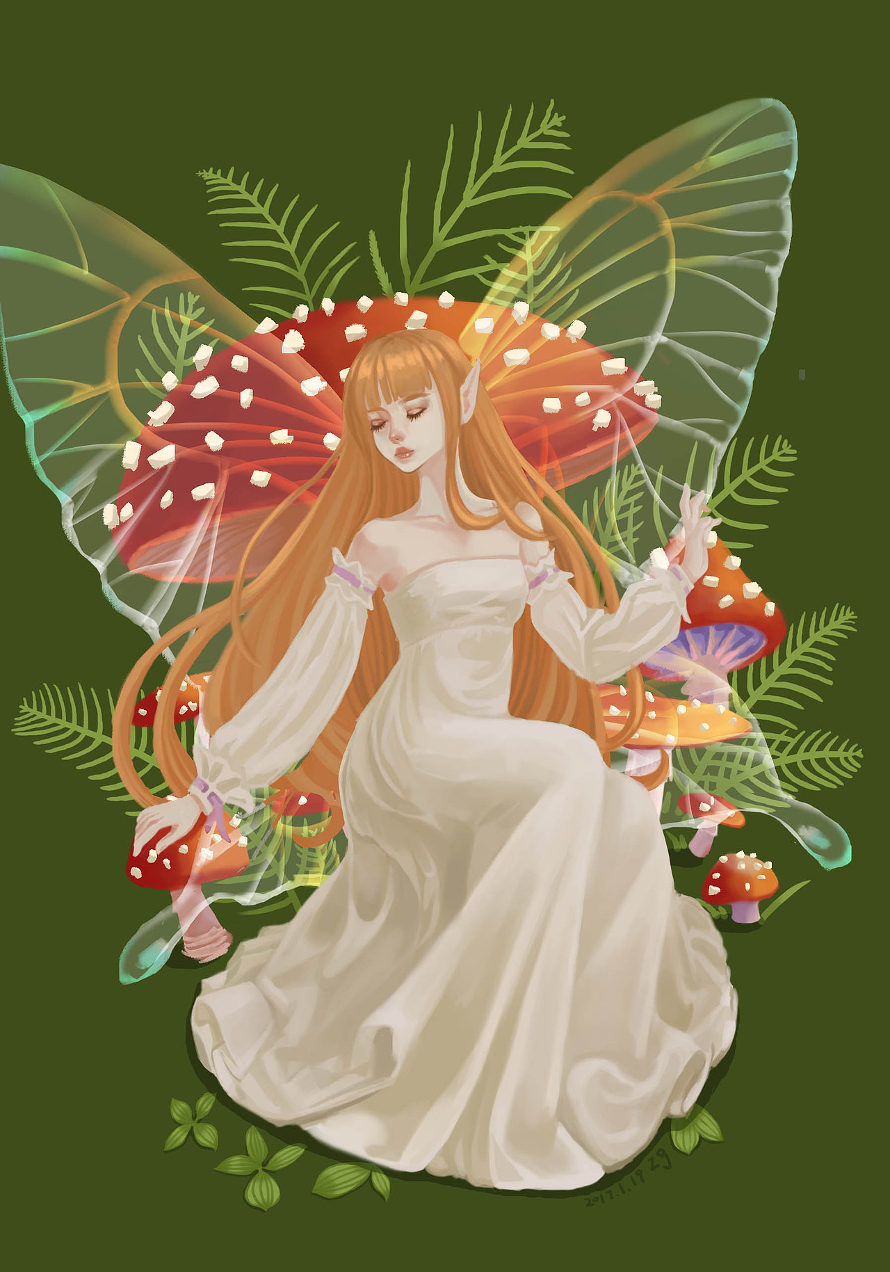 森之精灵|插画|商业插画|羌若_原创作品-站酷zcool