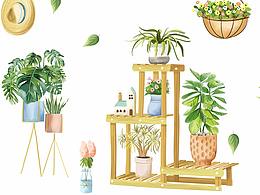 植物类插画素材