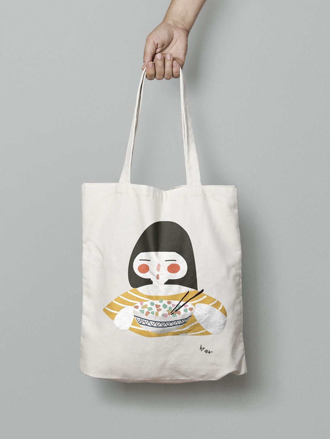 三个布袋子（图ZOTg1NDI0MjA=） - 艺术插画 - 站酷设计师绿色的番茄酱原创素材 - 站酷ZCOOL