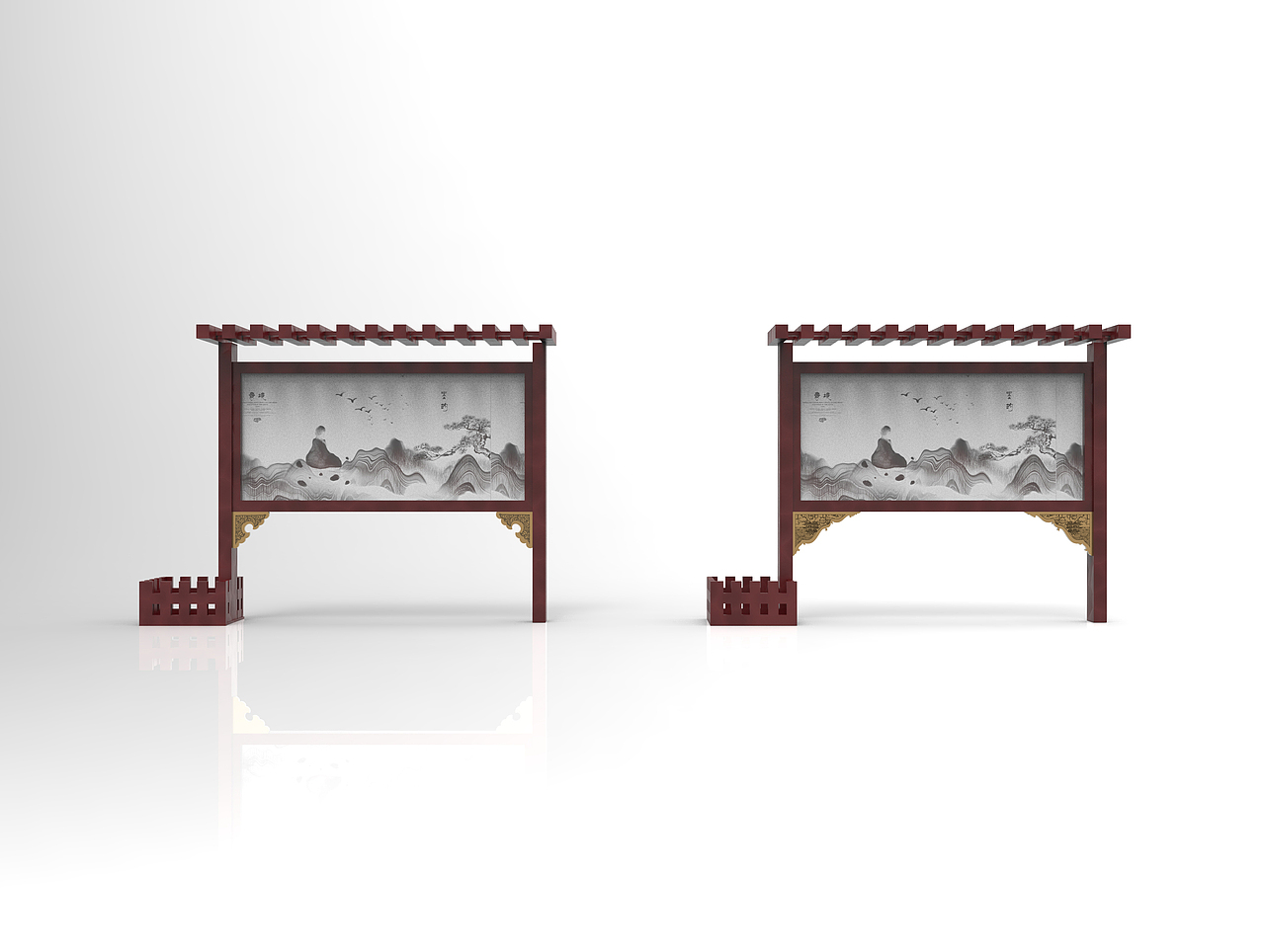 湘春路社区宣传栏设计