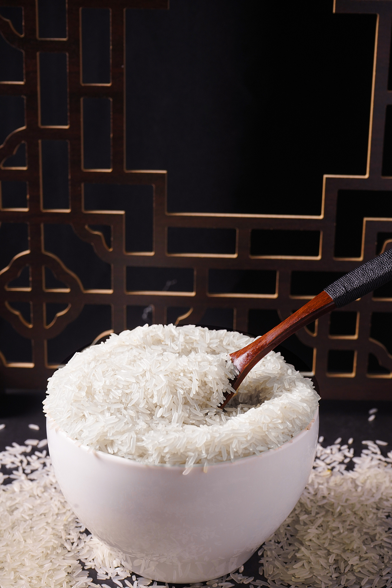 太粮靓虾王大米拍摄