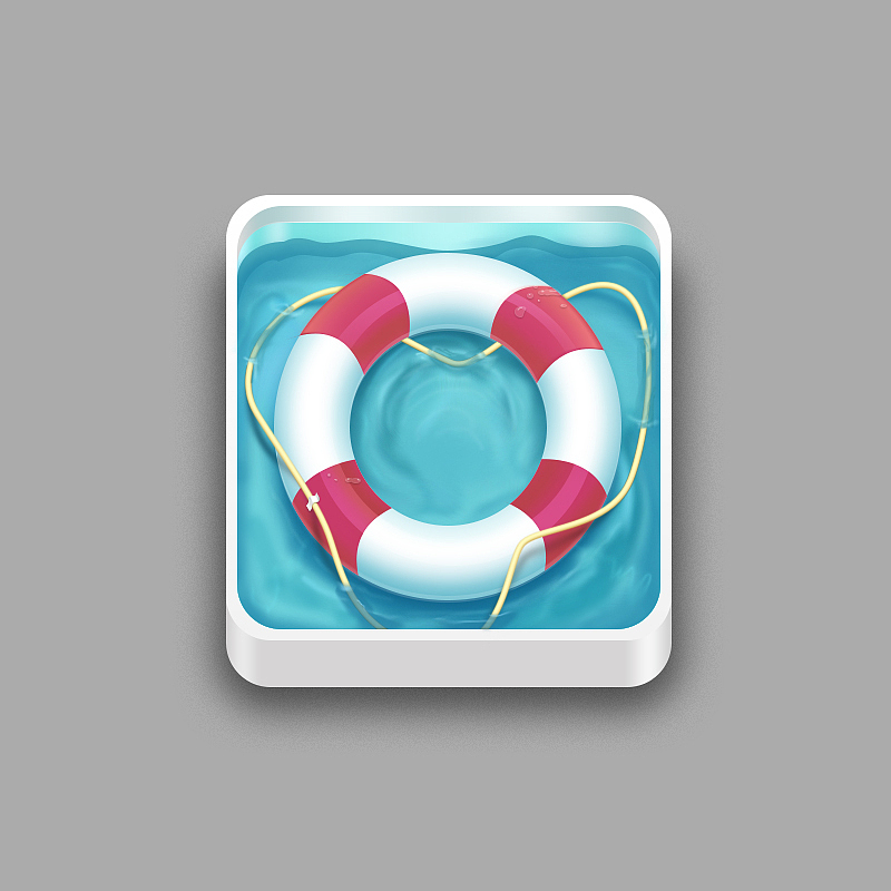 游泳圈icon（图ZMTgzOTcwNzY=） - 图标 - 站酷设计师hemy原创素材 - 站酷ZCOOL