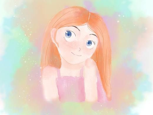 小女孩（個人主頁-ZNTM0MjY3NDQ=） - 創(chuàng)作習(xí)作 - 站酷設(shè)計(jì)師琉璃橘原創(chuàng)素材 - 站酷ZCOOL