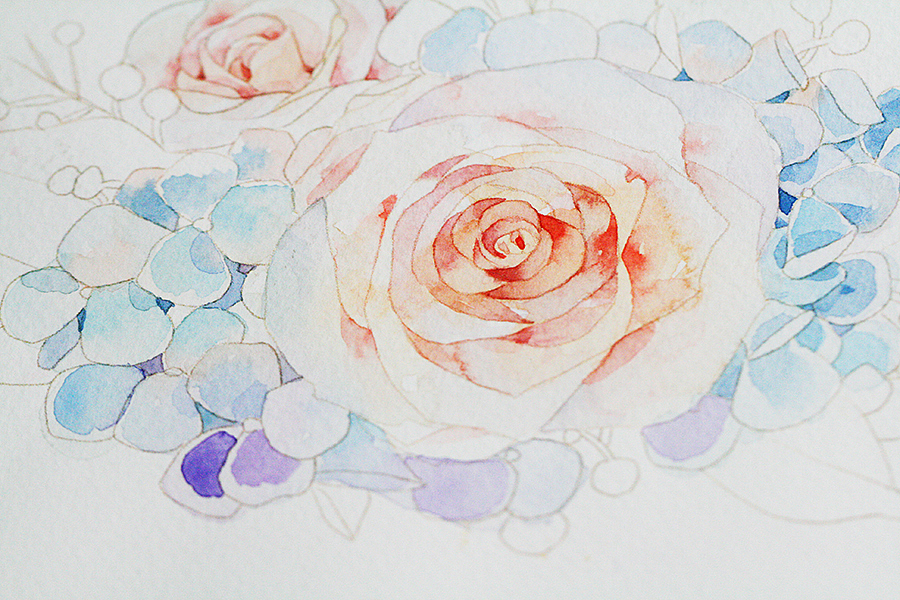 一组水彩花花（图ZMTAyMzQxNzA0） - 商业插画 - 站酷设计师Mrs_Candy田原创素材 - 站酷ZCOOL