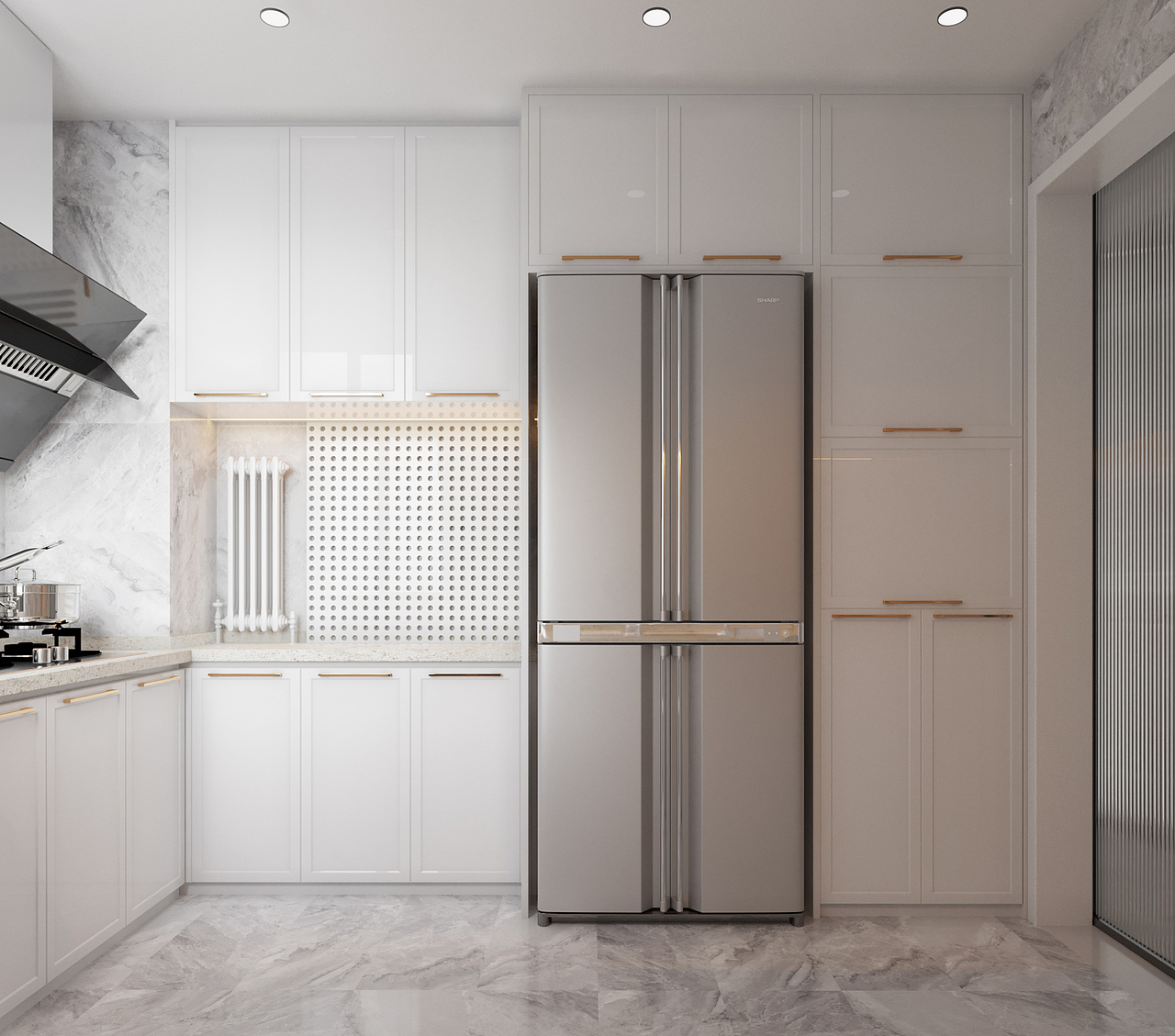 二八设计|原创|全案设计|85平米两居改三居