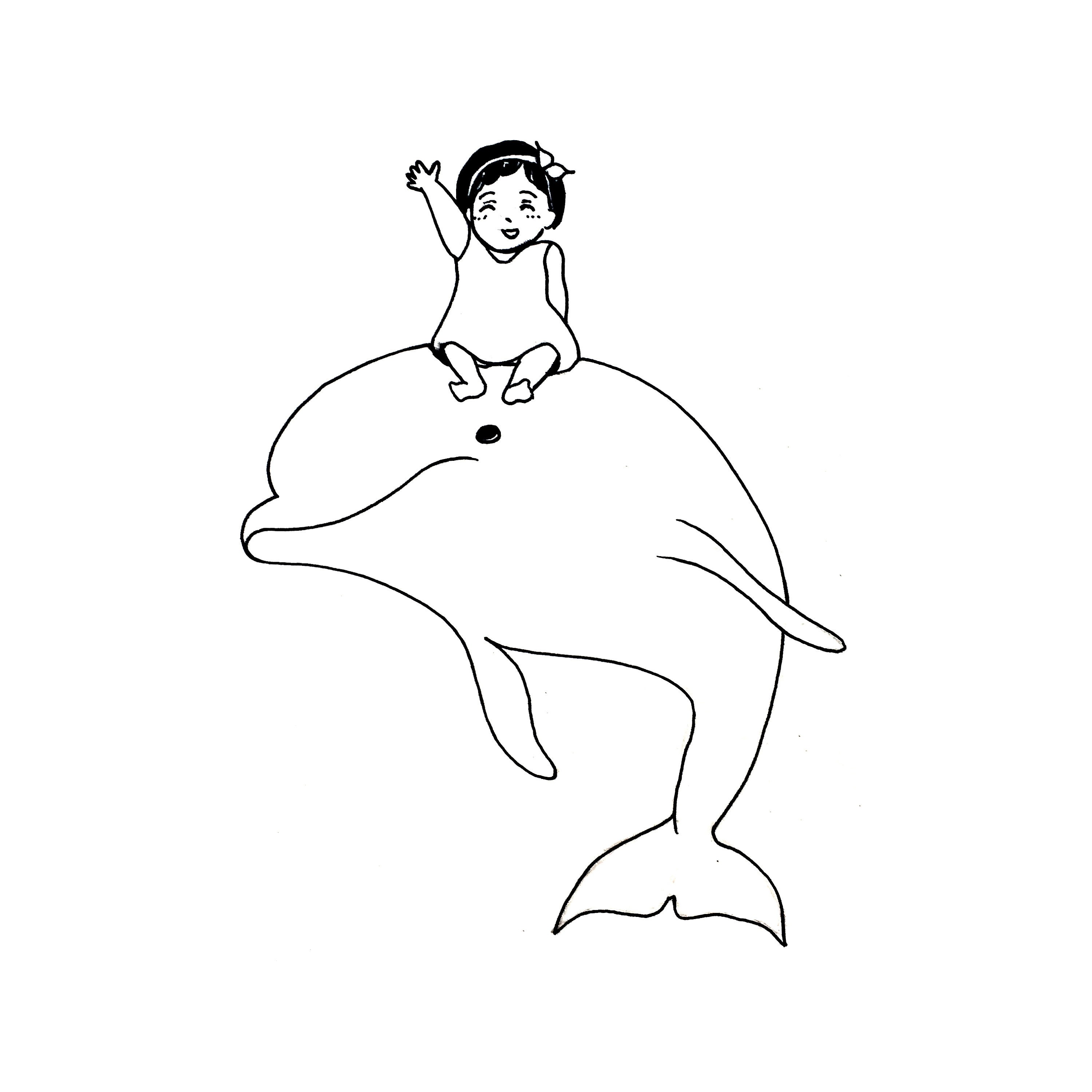蓝色的海豚岛|插画|儿童插画|PiggyLion - 原创作品 - 站酷 (ZCOOL)