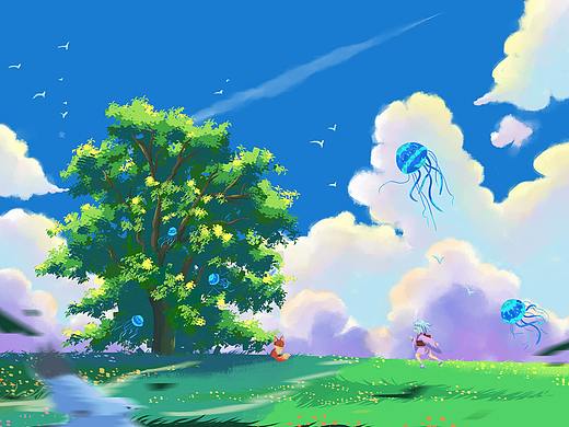 尋夢丨向你奔去（個(gè)人主頁-ZNjAxNTU5NDg=） - 創(chuàng)作習(xí)作 - 站酷設(shè)計(jì)師依優(yōu)卡卡原創(chuàng)素材 - 站酷ZCOOL