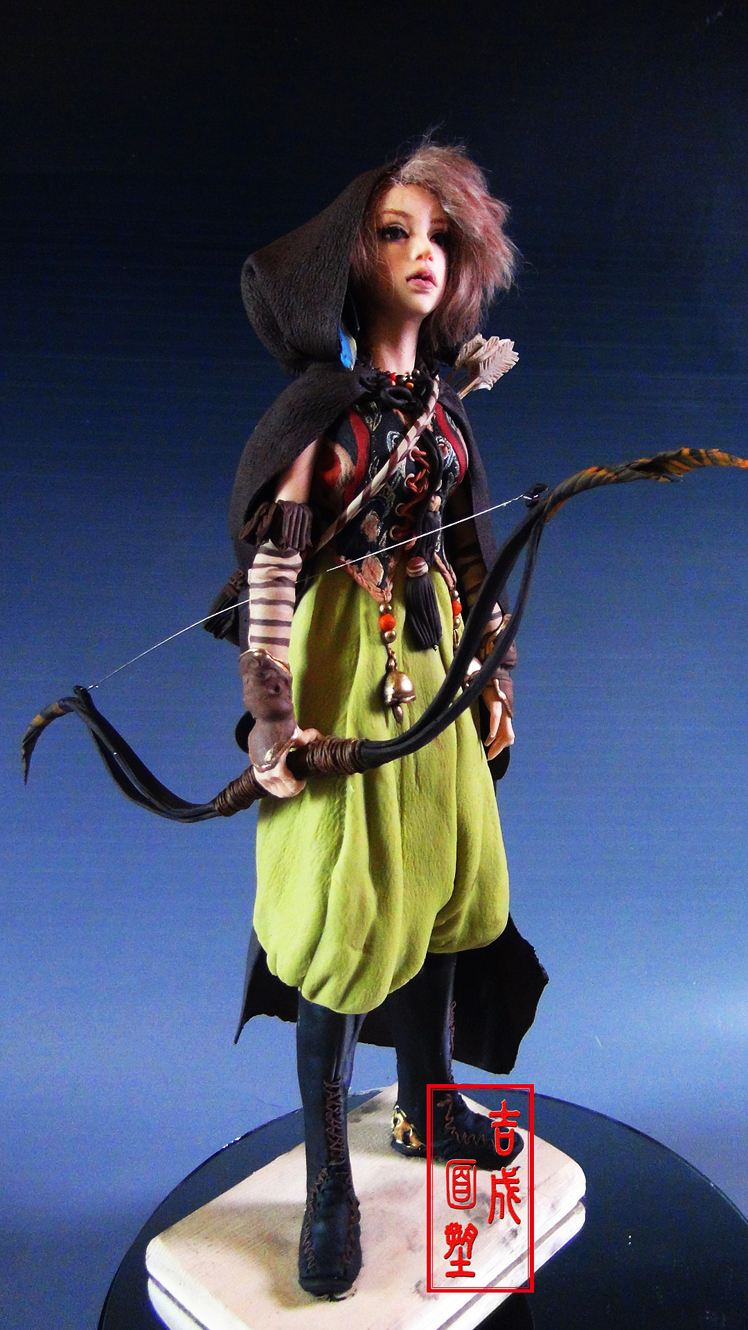 《精灵女王》（图ZMTI0OTA3MTUy） - 手办/模玩 - 站酷设计师吉成面塑原创素材 - 站酷ZCOOL