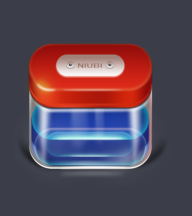 拟物化玻璃材质图标