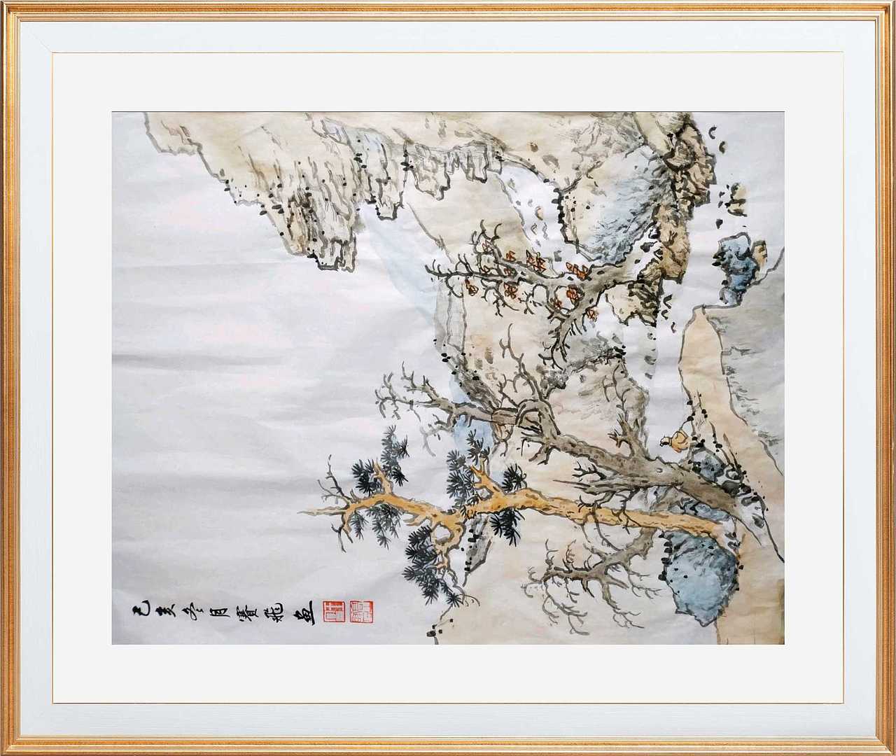 仿古山水画（图ZMTg2MDc1NDA0） - 创作习作 - 站酷设计师Z56170300原创素材 - 站酷ZCOOL