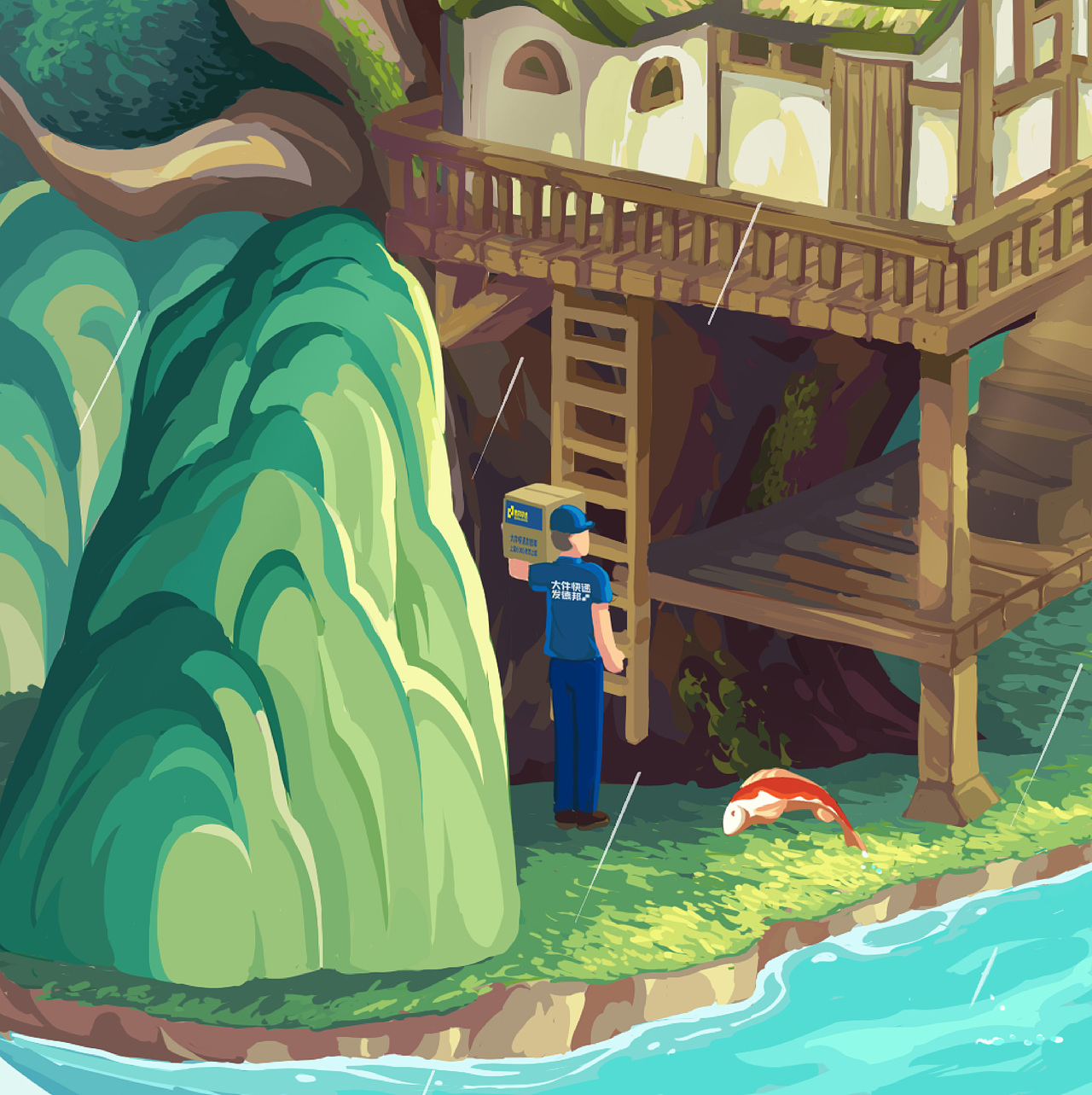 节气动态插画盘点（一）清明 谷雨 芒种