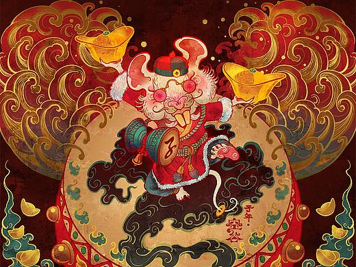 空谷.子年  专题作品「鼠钱」