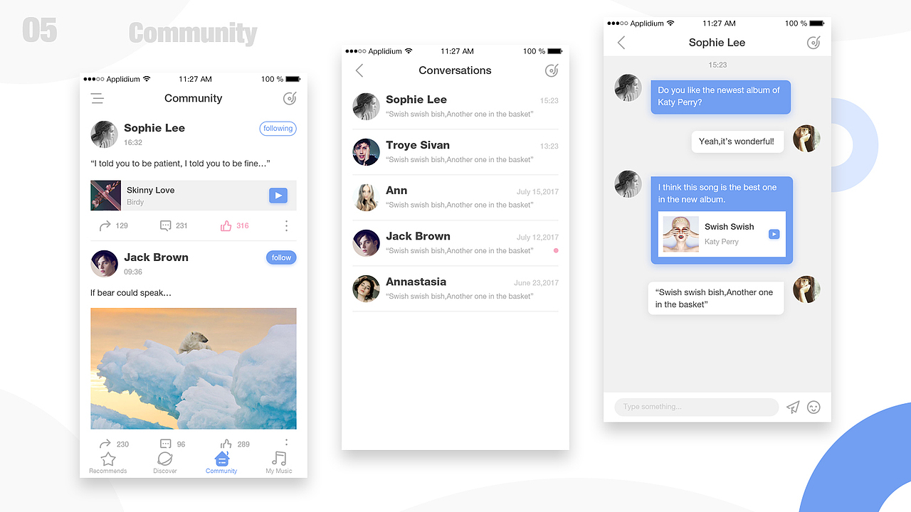 PureSound 音乐app（概念设计）