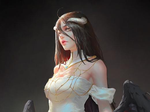 米罗老师《Overlord》同人——雅儿贝德的过程图赏析