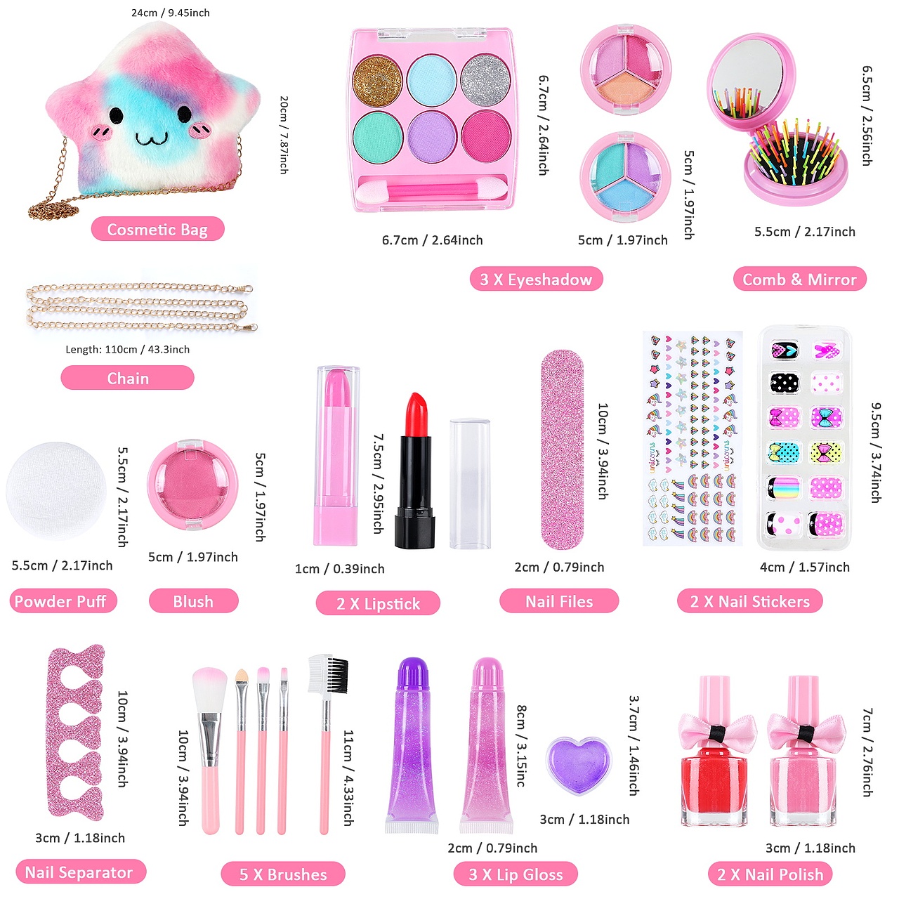 可水洗化妆玩具