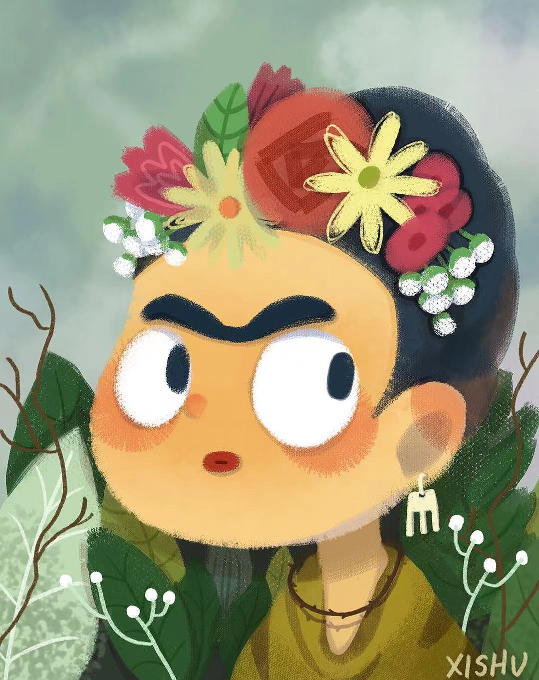 把名畫都萌化系列圖（圖ZMjU3MTA4NTcy） - 商業(yè)插畫 - 站酷設計師稀樹原創(chuàng)素材 - 站酷ZCOOL