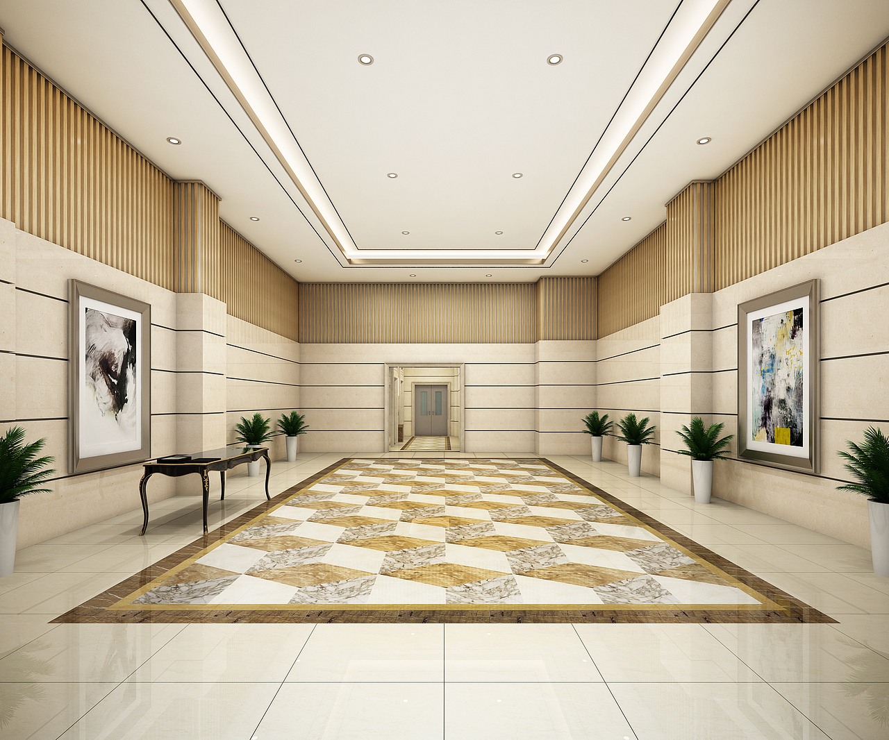 公寓大堂_壹拾捌空间设计-站酷zcool