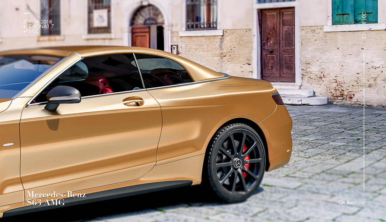 新作 Mercedes-Benz S63 AMG 练习