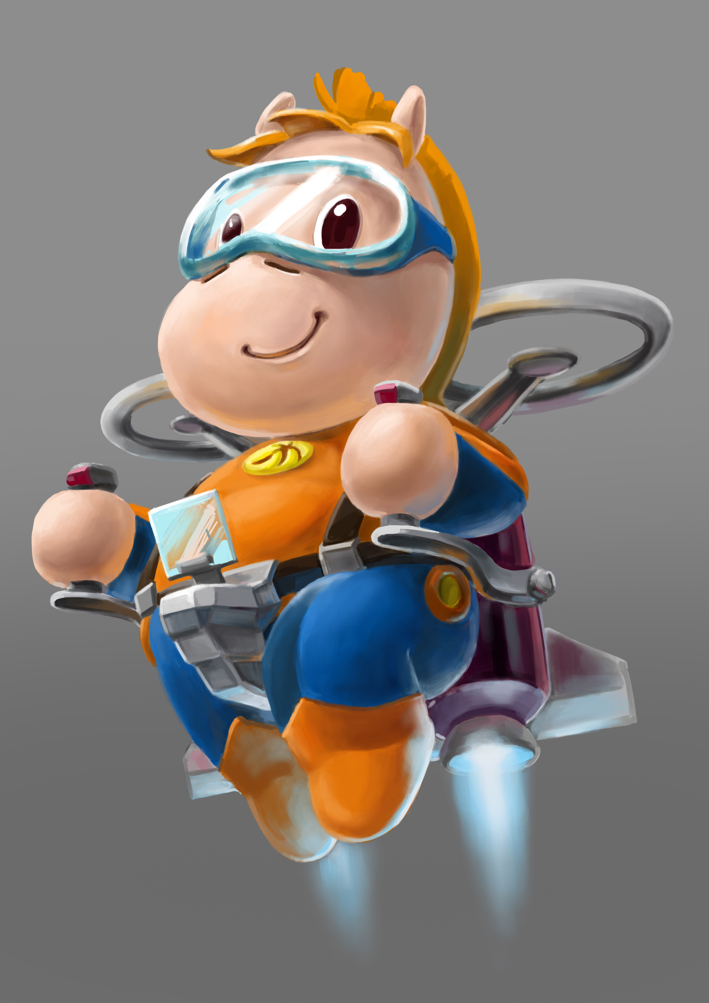 发一些以前在公司画的仿3d插画