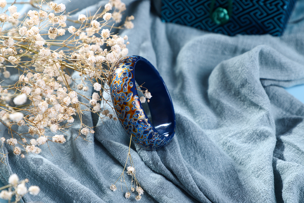 大漆手串手镯拍摄