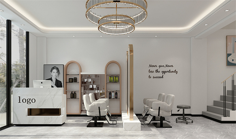 成都美容美发装修设计|美发店设计|美容院设计分享（图ZMjkyMjE0NTA0） - 商业空间设计 - 站酷设计师美业装修设计原创素材 - 站酷ZCOOL