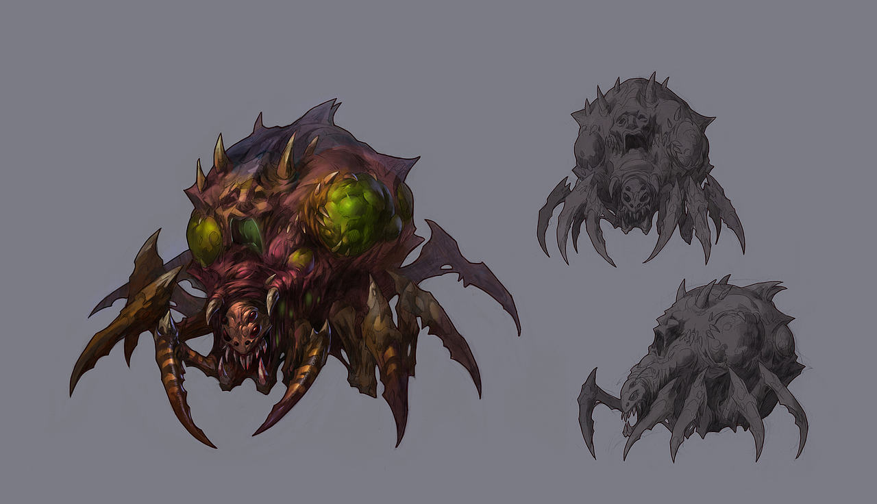 2011-2012《魔法哈奇》之怪物设计 #1（图ZOTA5NTUwNDA=） - 游戏原画 - 站酷设计师皮诺曹PinoTsao原创素材 - 站酷ZCOOL