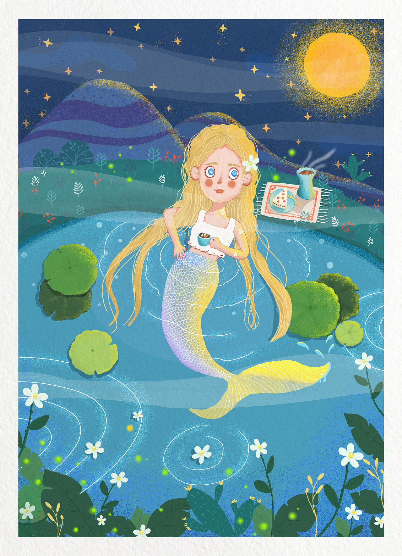 仲夏夜之梦|插画|绘本|皮卡丘不皮了 - 原创作品 - 站酷 (zcool)